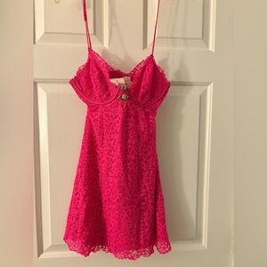 Butterfly Lace Slip Dress | For Love & Lemons